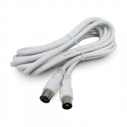 Axil Cable Coaxial Prolongador de Antena 2.5m Blanco