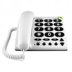 Doro PhoneEasy 311c Teléfono Analógico con Botones Grandes Blanco