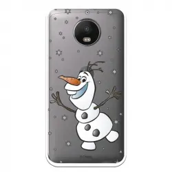 Funda Para Motorola Moto G5s Oficial De Disney Olaf Transparente - Frozen