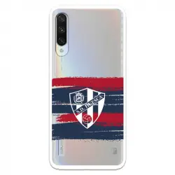 Funda Para Xiaomi Mi A3 Del Huesca Rayas Transparente - Licencia Oficial Sd Huesca