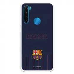 Funda Para Xiaomi Redmi Note 8 Del Barcelona Barsa Fondo Azul - Licencia Oficial Fc Barcelona