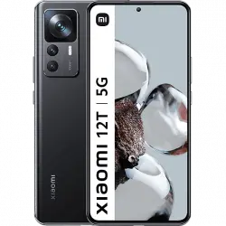 Móvil - Xiaomi 12T, Cosmic Black, 256 GB, 8 6.67" QHD, MediaTek Dimensity 8100 Ultra 5G, 5000 mAh, Android