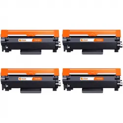 Pccom Essential Brother TN2420/TN2410 Tóner Compatible Negro Pack 4