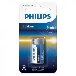 Philips Lithium Pila Litio CR123A 3V