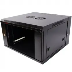RackMatic SOHORack Armario Rack Mural Pivotante 19" 6U 600x600x370mm Negro