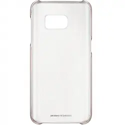 Samsung Funda Clear Cover Rosa Dorado para Samsung Galaxy S7