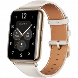 Smartwatch - Huawei Watch Fit 2, Batería hasta 10 días, 130 210 mm, Piel, White