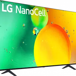 TV LED 65" - LG 65NANO756QC, UHD 4K, Procesador de Gran Potencia 4K α5 Gen 5, Smart TV, DVB-T2 (H.265), Azul oscuro ceniza