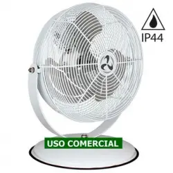 Ventilador De Mesa Industrial Casafan 303508 Desk2protect Blanco