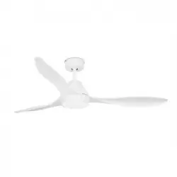 Ventilador De Techo Faro Polaris 132cm Blanco 3 Palas Led 18w