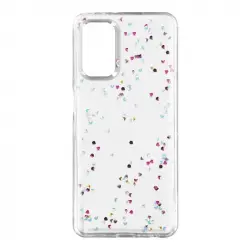 Avizar Funda Diamantes Purpurina Transparente para Samsung Galaxy A32 5G