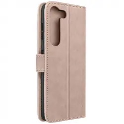 Funda Para Samsung Galaxy S23 Plus Tarjetero Soporte Mandala Flor Rosa Claro