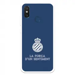 Funda Para Xiaomi Mi 8 Del Rcd Espanyol Escudo Fondo Azul Escudo Fondo Azul - Licencia Oficial Rcd Espanyol
