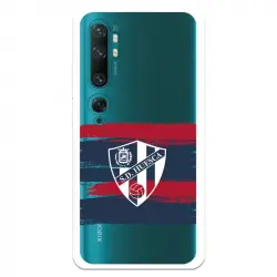 Funda Para Xiaomi Mi Note 10 Del Huesca Rayas Transparente - Licencia Oficial Sd Huesca
