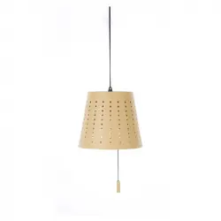 Iluzzia Lámpara Colgante Led Solar Banate 3w Iluzzia Amarillo Arena