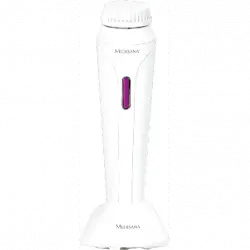 Limpiador facial - Medisana FB 885, Con 4 cabezales, niveles de velocidad, Aplicable en la ducha, Blanco