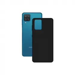 Mobile Tech Funda Silk Contact Negra para Samsung Galaxy A12