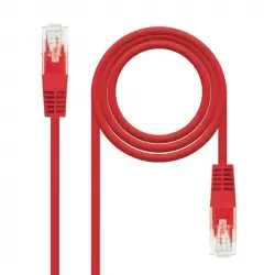 Nanocable Cable de Red RJ45 UTP Cat.6 25cm Rojo