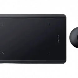 Tableta gráfica - Wacom Intuos Pro Small, USB, Bluetooth, 157 x 98 mm, Negro
