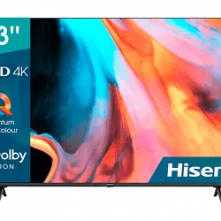 TV QLED 43" - Hisense 43E7HQ, UHD 4K, Quantum Dot Colour, Dolby Vision, Decodificación HDR10+, Triple sintonizador, Gris