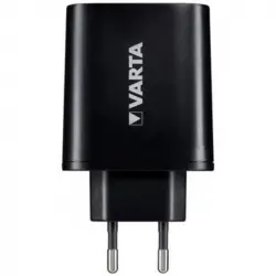 Varta Cargador Triple USB/USB-C 7W Negro