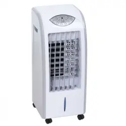 Climatizador Evaporativo 7 L Portátil, Air Cooler, Humidificador, Purificador, Mando Distancia Blanco 350w Adler Ad 7915