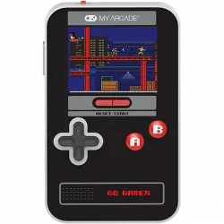Consola retro - Myarcade Go Gamer Classic, 300 videojuegos, Negro y rojo