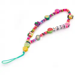 Cool Colgante Universal para Smartphone Pulsera Strap Love Fruits