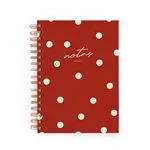 Cuaderno A5 Charuca Carmín Puntos