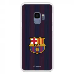 Funda Para Samsung Galaxy S9 Del Barcelona Rayas Blaugrana - Licencia Oficial Fc Barcelona