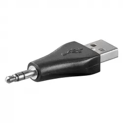 Goobay Adaptador USB a Jack 3.5mm Macho/Macho Negro