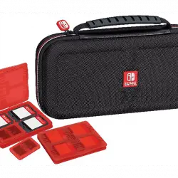 Kit accesorios - Ardistel NNS40, Para Nintendo Switch, Fundas para juegos, Tejido, Negro