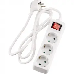 Kopp Regleta 3 Tomas con Interruptor Iluminado 1.4m