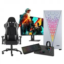 PC Racing Pack PC Gaming Intel Core i5-11400F/16GB/1TB+256GB SSD/GTX1650 + Pantalla 24" FullHD + Silla Gaming + Combo