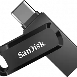 Pendrive para móvil 256 GB - SanDisk Ultra Dual Drive Go, 2 en 1, USB-C, USB-A, 3.1, OTG, 150 MB/s, Negro