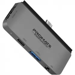 Promate Padhub-Pro Hub Multimedia USB-C 100W HDMI 4K USB 3.0