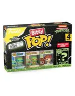 Set de 4 figuras Funko Bitty Tortugas Ninja Michelangelo + Leonardo + April O'Neil + Figura aleatoria
