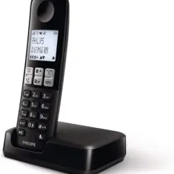 Teléfono Inalámbrico Philips D2501B/34 Negro
