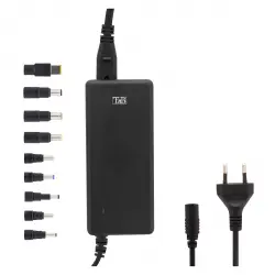 TNB - Cargador universal T'nB 90 W / 19 V para portátiles.