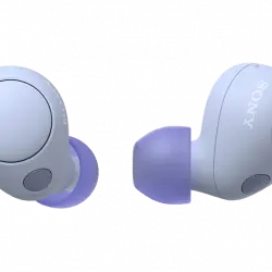 Auriculares True Wireless - Sony WFC700NV, Cancelación de ruido (Noise cancelling), Cómodo y estable, Estuche carga hasta 15h, ANC, Bluetooth, Lavanda