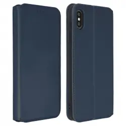 Avizar Funda Libro Azul para iPhone XS Max