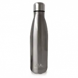 Botella Termo - Puro H2O, Acero Inoxidable, 500ml, Plata