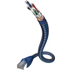 Cable de red Inakustik Premium RJ45-RJ45 1 m Azul