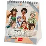 Calendario fotográfico de mesa 2024 Legami 12x14,5 mes visto Inspiring Women inglés