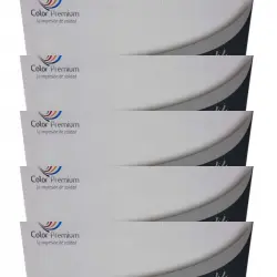 Color Premium Tóner Compatible con HP CF287A Negro Pack 5 Unidades