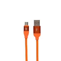Contact Cable USB-A a MicroUSB 1.5m Naranja