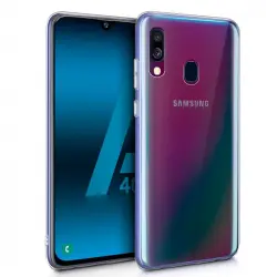 Cool Funda Silicona Transparente para Samsung Galaxy A40
