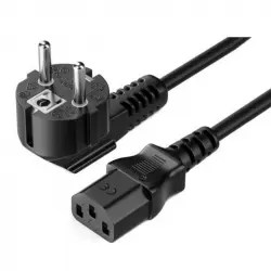 Cradia Cable Alimentación 1.80m Negro