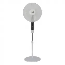 Fabrilamp Cacimbo Ventilador de Pie con Mando 45W Blanco