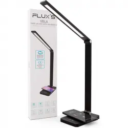 Fluxs Lámpara Flexo LED Táctil Regulable Negro
